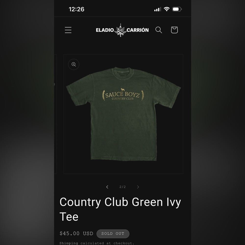 Eladio Carrión Concert T-shirt